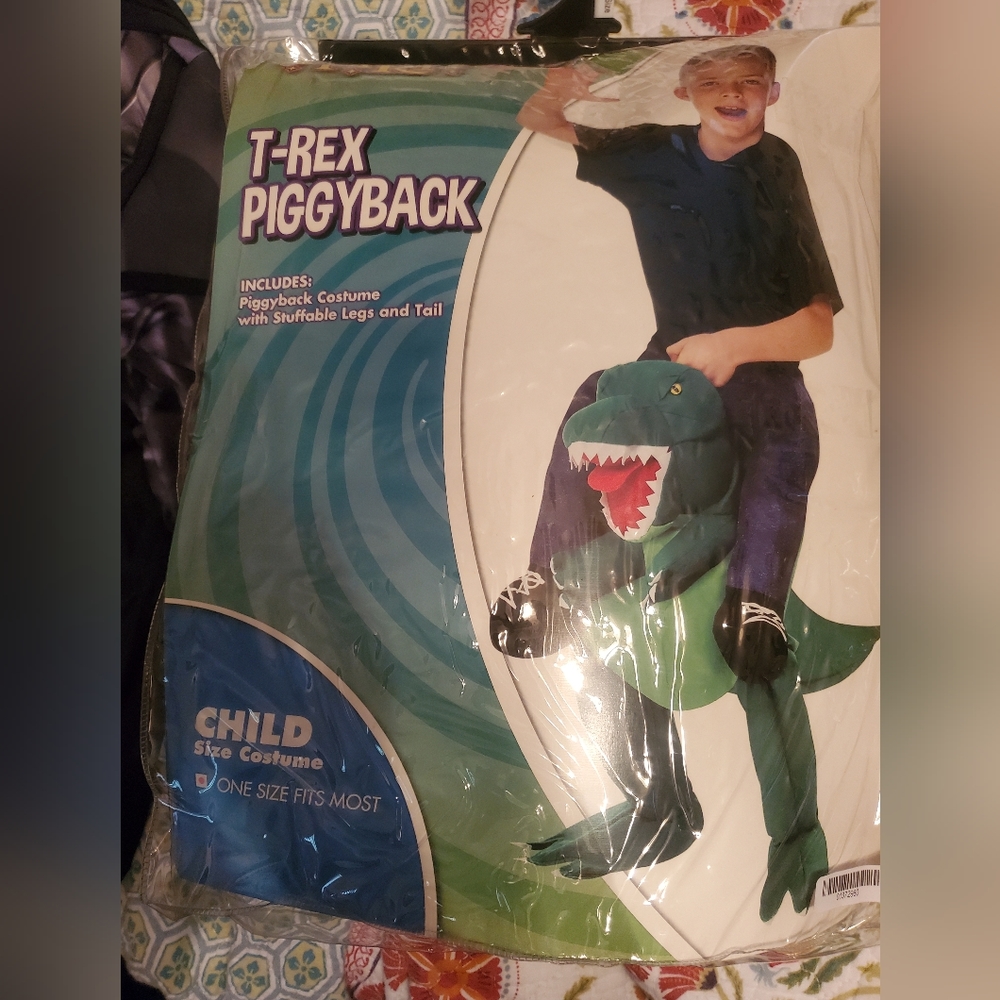 Adorable Kids TRex Piggyback Costume